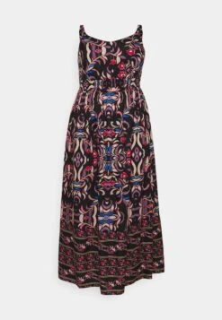 ONLY CARMAKOMA Carnolana Life Strap Calf Dress Aop - Maxi Dress - Black/Multicoloured 12 ONLY CARMAKOMA Carnolana Life Strap Calf Dress Aop - Maxi Dress - Black/Multicoloured -Modern Classic Shoes Store 3d54194dee99490987b9f6a38f71c5f4