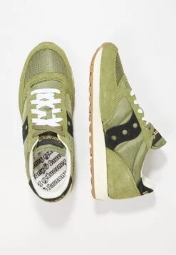 Saucony Jazz Original Vintage Unisex - Trainers - Olive/Black -Modern Classic Shoes Store 3db61a5039324418a7461551ff1586cf