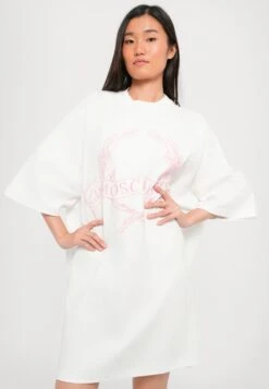 MOSCHINO INTERLOCK DRESS - Jersey Dress - White -Modern Classic Shoes Store 3dd17e216cc84ed6b31327a796b73f55