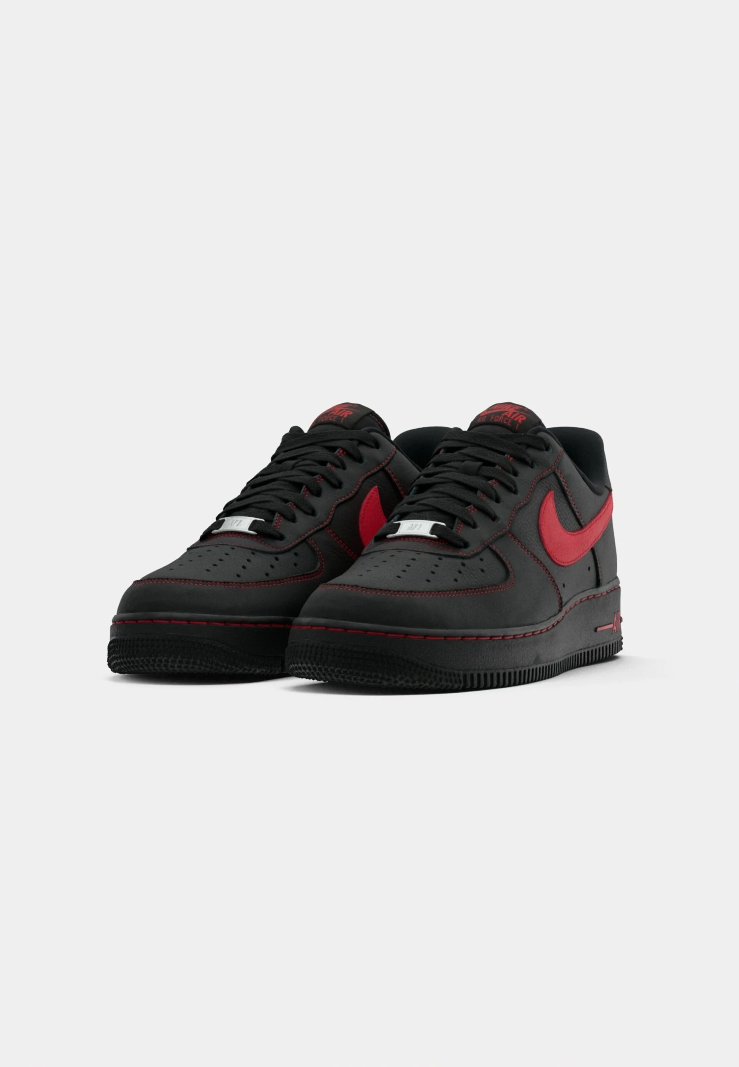 Nike Sportswear AIR FORCE 1 - Trainers - Black/university Red 4 Nike Sportswear AIR FORCE 1 - Trainers - Black/university Red - Image 4