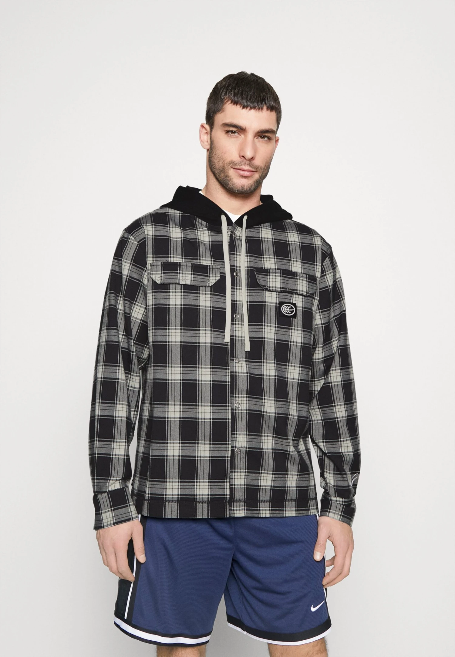 Nike Performance Kd M Nk Hooded- Summer Jacket - Black/Black/Pale Ivory/White 1 Nike Performance Kd M Nk Hooded- Summer Jacket - Black/Black/Pale Ivory/White