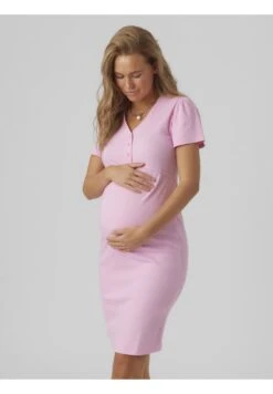 Mamalicious Mlzitta LiaUk Dress - Jumper Dress - Begonia Pink