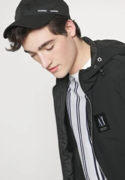 Armani Exchange Blouson - Summer Jacket - Black -Modern Classic Shoes Store 404ccb9fe0dd4868869d9d3f1137499c