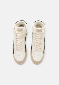 Modelo 89 Vegan - High-Top Trainers - Off-White/Black -Modern Classic Shoes Store 40a41f8e34f04c3c9c034f6903a7e8e3