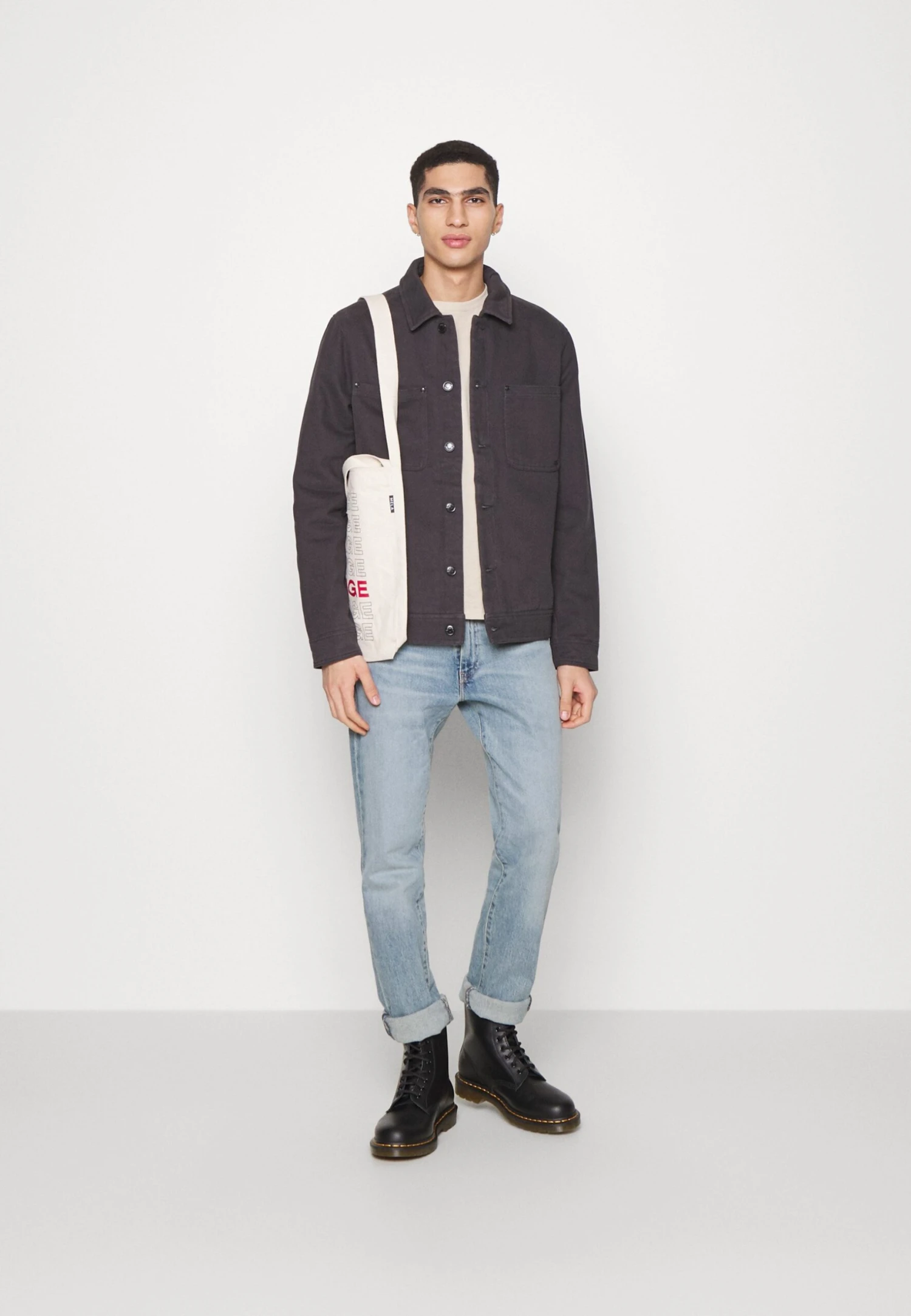 Only & Sons Onsearl Chore Jacket- Light Jacket - Dark Navy 2 Only & Sons Onsearl Chore Jacket- Light Jacket - Dark Navy - Image 2