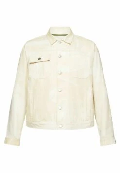 ESPRIT Gemusterte Trucker - Denim Jacket - Beige -Modern Classic Shoes Store 440f72aaf7ee497390ec874f60868fbe