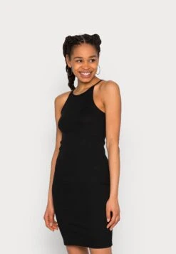 Pieces Pcostina Strap Dress - Jersey Dress - Black