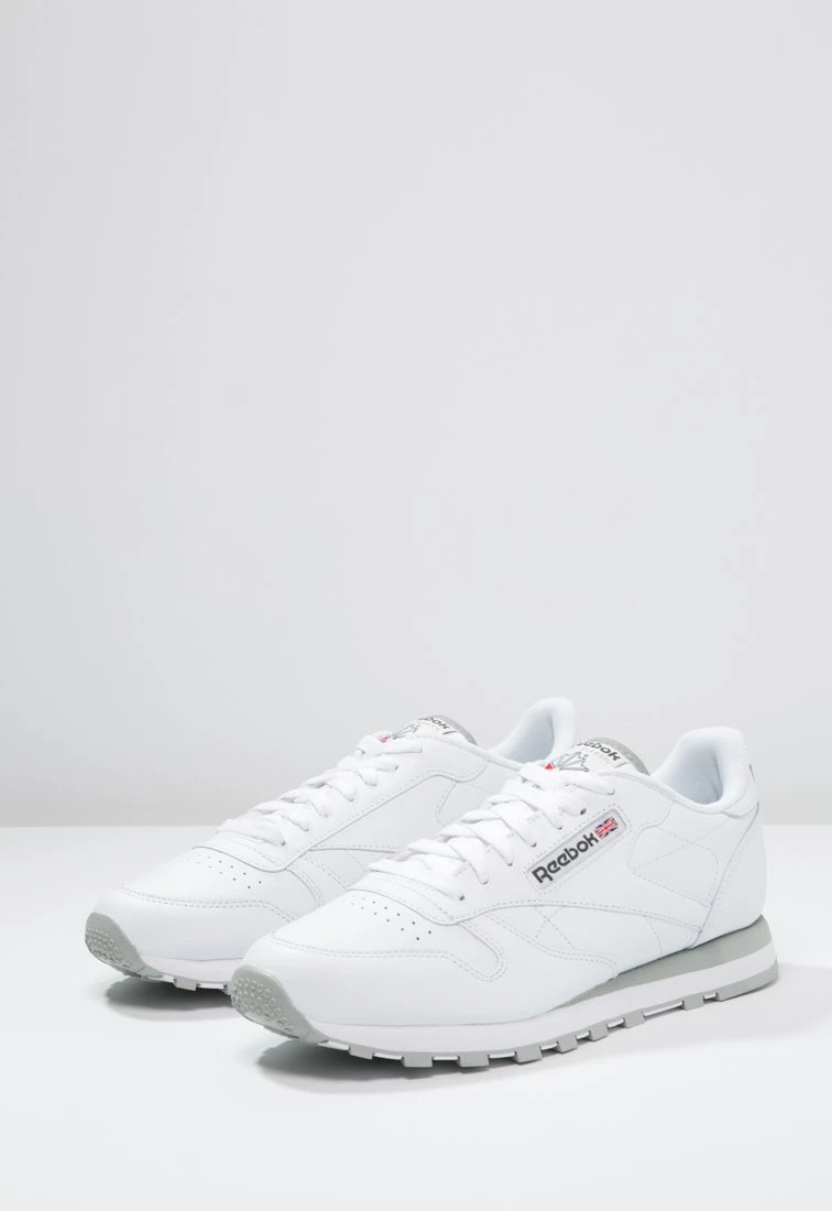 Reebok Classic CLASSIC LEATHER LOW-CUT DESIGN SHOES - Trainers - White/light Grey 3 Reebok Classic CLASSIC LEATHER LOW-CUT DESIGN SHOES - Trainers - White/light Grey - Image 3