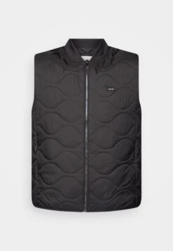 Calvin Klein Crinkle Onion Vest - Waistcoat - Black -Modern Classic Shoes Store 456666b439044e95902f3579b26c5425
