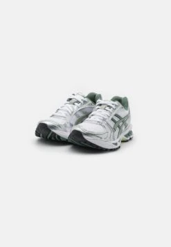 ASICS SportStyle Gel Kayano 14 Unisex - Trainers - White/Slate Grey -Modern Classic Shoes Store 472b487e961f43dc837a12e4d6776377