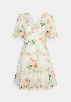 Needle & Thread Harlequin Rose Mini Dress - Cocktail Dress / Party Dress - Moonshine -Modern Classic Shoes Store 4786de6111454ee9a013be6bedbc887e