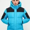 Peyton Short Puffer Jacket - Winter Jacket - Bright Blue