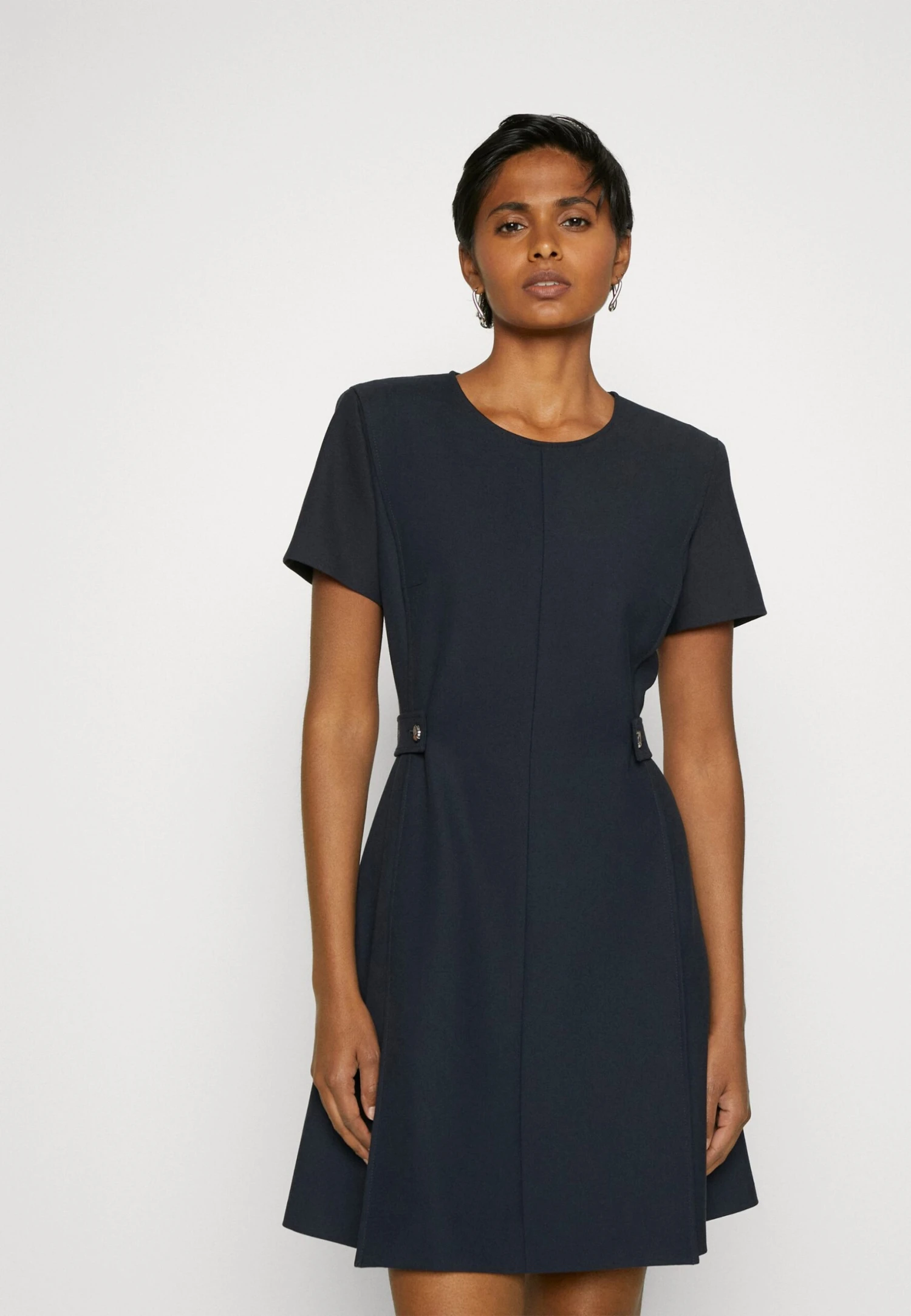 Boss Destena - Day Dress - Dark Blue 3 Boss Destena - Day Dress - Dark Blue - Image 3