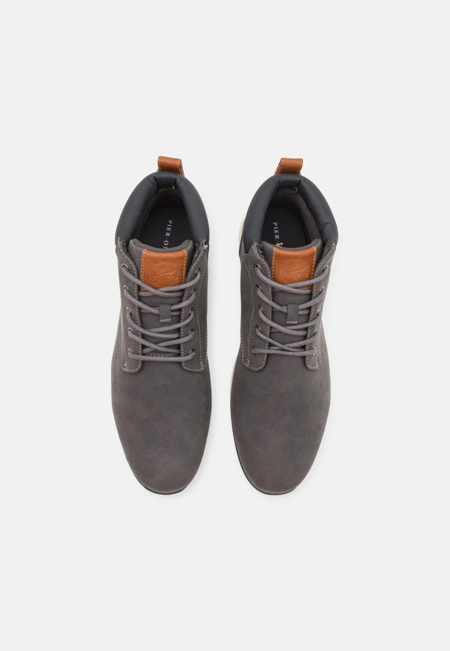 Pier One High-Top Trainers - Grey 4 Pier One High-Top Trainers - Grey - Image 4