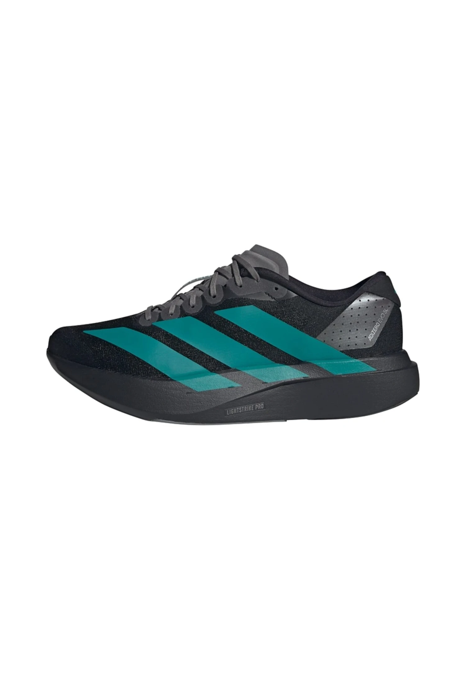 ADIDAS PERFORMANCE ADIZERO EVO SL - Trainers - Core Black Pure Teal Grey Four 1 ADIDAS PERFORMANCE ADIZERO EVO SL - Trainers - Core Black Pure Teal Grey Four