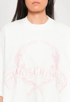 MOSCHINO INTERLOCK DRESS - Jersey Dress - White -Modern Classic Shoes Store 4c32c537500846afb356432881a6f864