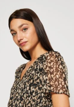 Vila Vifalia Short Dress - Day Dress - Black/Hazel -Modern Classic Shoes Store 4cea840a8cee4f619e647ba94cc20823