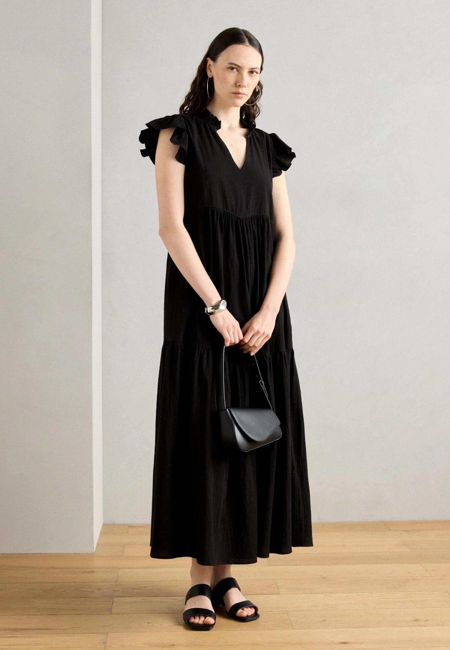 Mos Mosh IZHA DRESS - Maxi Dress - Black 1 Mos Mosh IZHA DRESS - Maxi Dress - Black