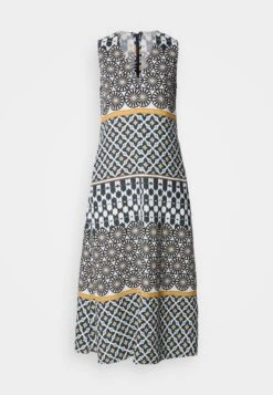 Marc O'Polo DRESS SLEEVELESS V NECK FIT AND FLARE SHAPE CUTLINES PRINTED - Day Dress - Multi/white 14 Marc O'Polo DRESS SLEEVELESS V NECK FIT AND FLARE SHAPE CUTLINES PRINTED - Day Dress - Multi/white -Modern Classic Shoes Store 4e3e8585a7b54693affb582d3b96bd8f