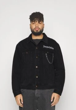 Redefined Rebel Brody Jacket Unisex - Denim Jacket - Black Stone