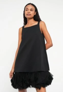 TWINSET WOVEN DRESS - Cocktail Dress / Party Dress - Black -Modern Classic Shoes Store 4eb0df3345b44b74a27327b799216de6