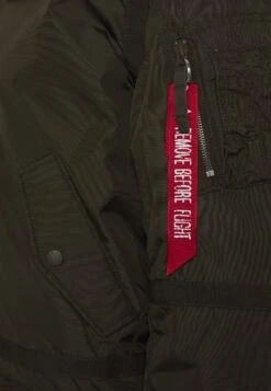 Alpha Industries Winter Jacket - Black Olive -Modern Classic Shoes Store 4f2e7b05fc4c47f2a3790eb43f23bcad