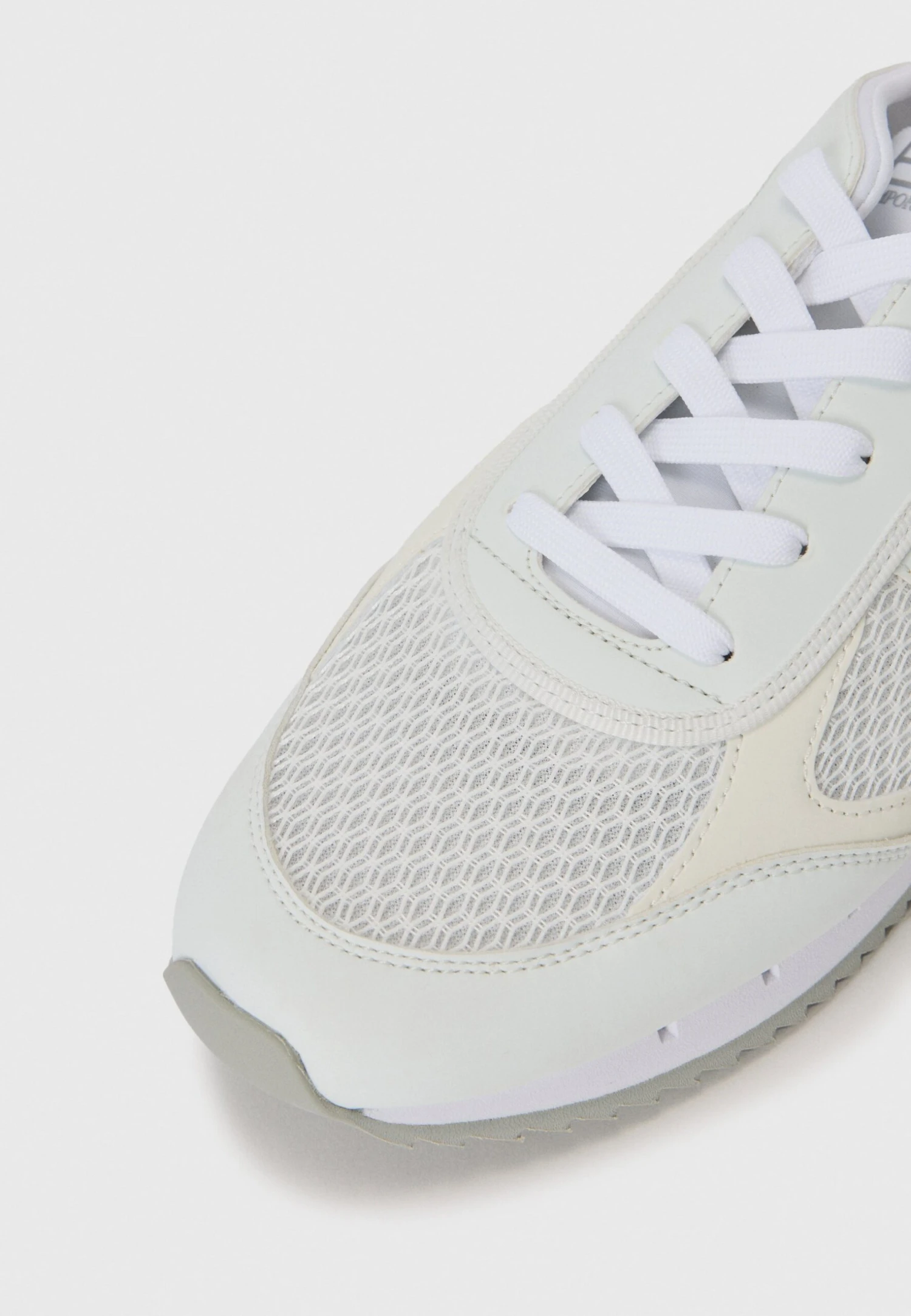 EA7 Emporio Armani UNISEX - Trainers - White/silver-coloured 6 EA7 Emporio Armani UNISEX - Trainers - White/silver-coloured - Image 6