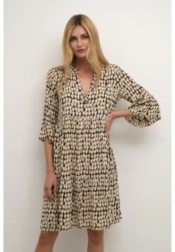 Kaffe KAEDITA AMBER - Day Dress - Black Sand Graphic Dot