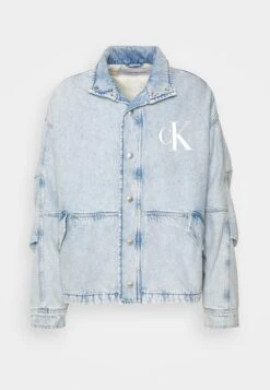 Calvin Klein Jeans Anorak - Denim Jacket - Denim Light -Modern Classic Shoes Store 50d16f08e7f34a4d95b668cfca443c89