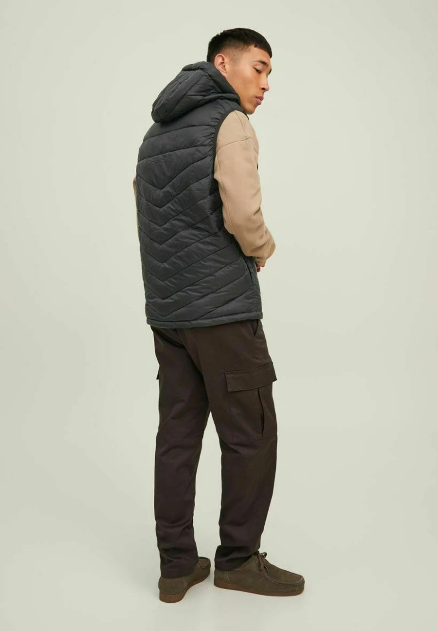 Jack & Jones Ehero Bodywarmer Hood - Waistcoat - Black 3 Jack & Jones Ehero Bodywarmer Hood - Waistcoat - Black - Image 3