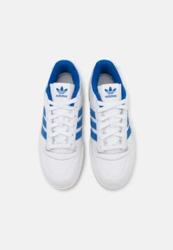 Adidas Originals Forum Bonega- Trainers - Footwear White/Team Royal Blue/Gold Metallic -Modern Classic Shoes Store 517d6631b0fe4dd6aff68fa85cfb67ee