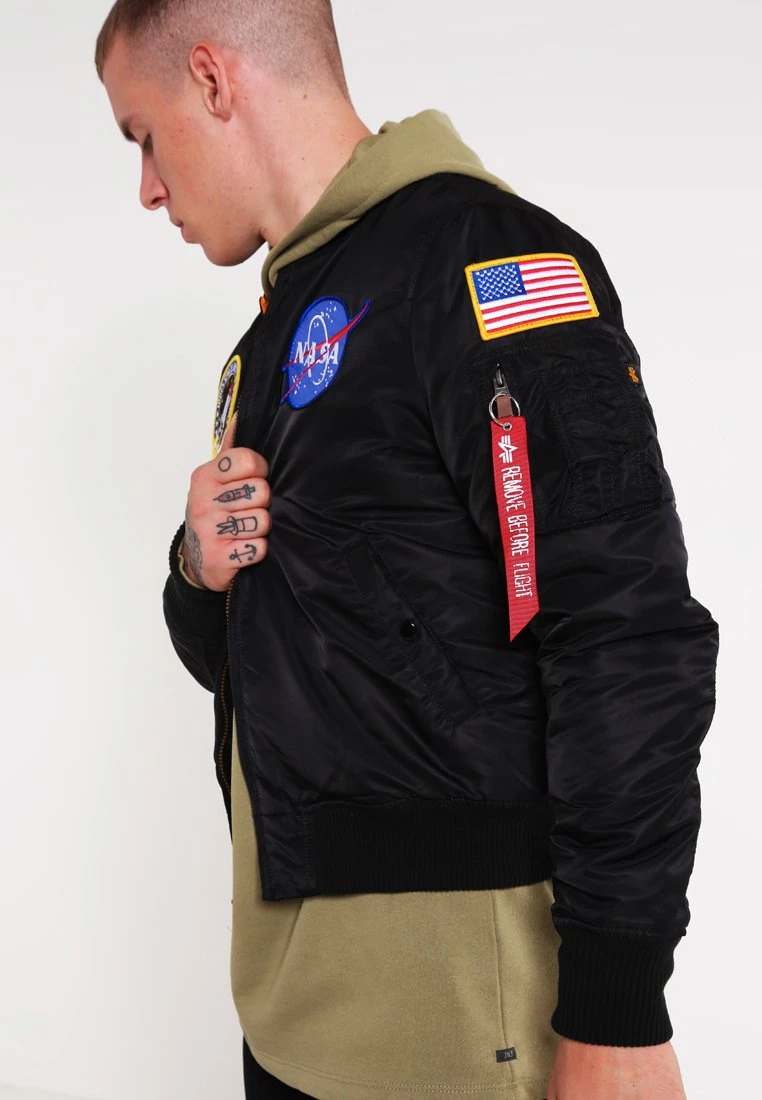 Alpha Industries Nasa - Bomber Jacket - Black 4 Alpha Industries Nasa - Bomber Jacket - Black - Image 4