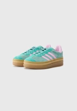 Adidas Originals GAZELLE BOLD - Trainers - Powder Teal/bliss Lilac/pure Teal -Modern Classic Shoes Store 520146ad95464e09add6f8f132a3f979