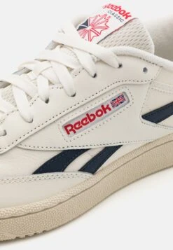 Reebok Classic Club C Revenge Unisex - Trainers - Chalk/Vector Navy/Vector Red -Modern Classic Shoes Store 5232878bd6254e7988c2a5b4f6bcd534