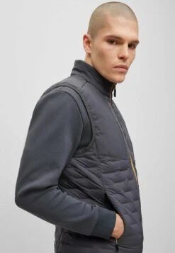 Boss V Petrick - Waistcoat - Dark Grey Seven -Modern Classic Shoes Store 527c6a05c8a14838bd79895931d3a11e