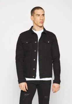 Denim Project Kash Jacket - Denim Jacket - Black Dot