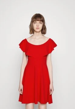 Wal G Stacey Skater Dress - Cocktail Dress / Party Dress - Red