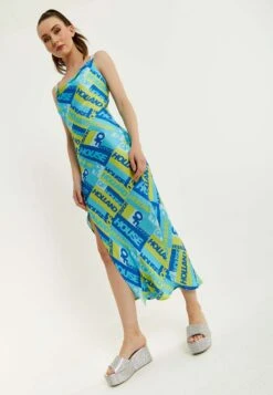Printed Cowl Neck Midi- Day Dress - Multi Coloured 8 Printed Cowl Neck Midi- Day Dress - Multi Coloured -Modern Classic Shoes Store 531c31c3c9d1456aba1d59c541f4c2f0