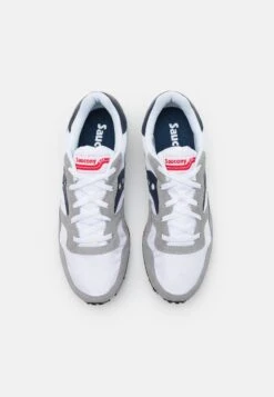Saucony Dxn Trainer Unisex - Trainers - White/Navy -Modern Classic Shoes Store 533b6175a08646859624007cd387f58e