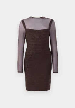 HERVE LEGER THE AMY DRESS - Cocktail Dress / Party Dress - Walnut-204 -Modern Classic Shoes Store 5350033eee974c98b8a60f9a88d16f76