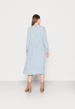 Tom Tailor Printed Crepe Midi Dress - Day Dress - Blue Dotted Design 7 Tom Tailor Printed Crepe Midi Dress - Day Dress - Blue Dotted Design -Modern Classic Shoes Store 542ff9aa77e9449db5f98b896498fa0d