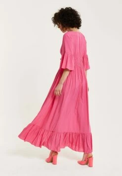 Liquorish Maxi With Frill Sleeves - Maxi Dress -Modern Classic Shoes Store 54dc1a77fb0d4d4ca16b4cf131570b33