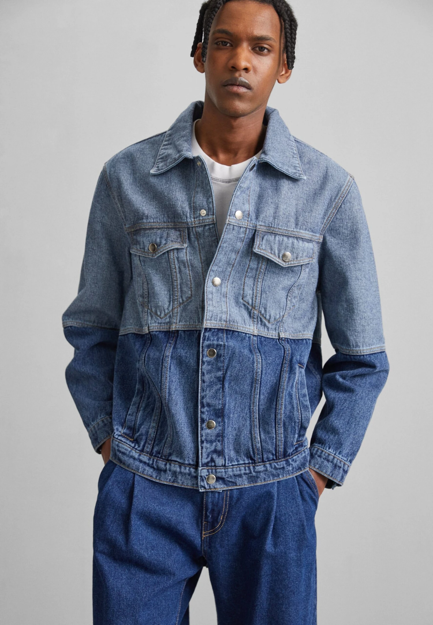 Washed Trucker - Denim Jacket - Blue 1 Washed Trucker - Denim Jacket - Blue