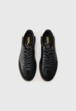 Replay POLYS SCENT - Trainers - Black/off White -Modern Classic Shoes Store 55439623edee42a18e39473532a7e427