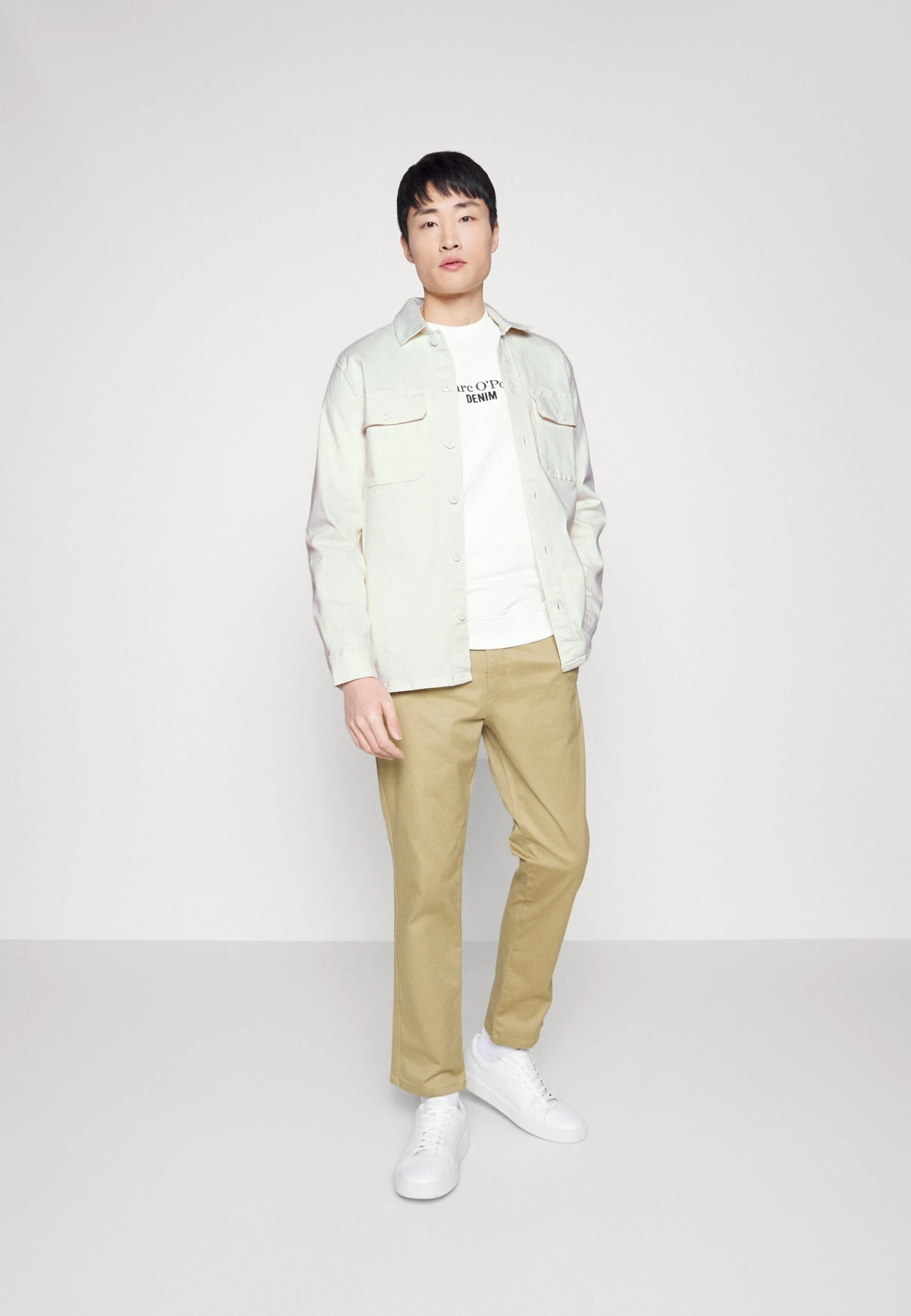 Lindbergh Overshirt - Light Jacket - White 2 Lindbergh Overshirt - Light Jacket - White - Image 2