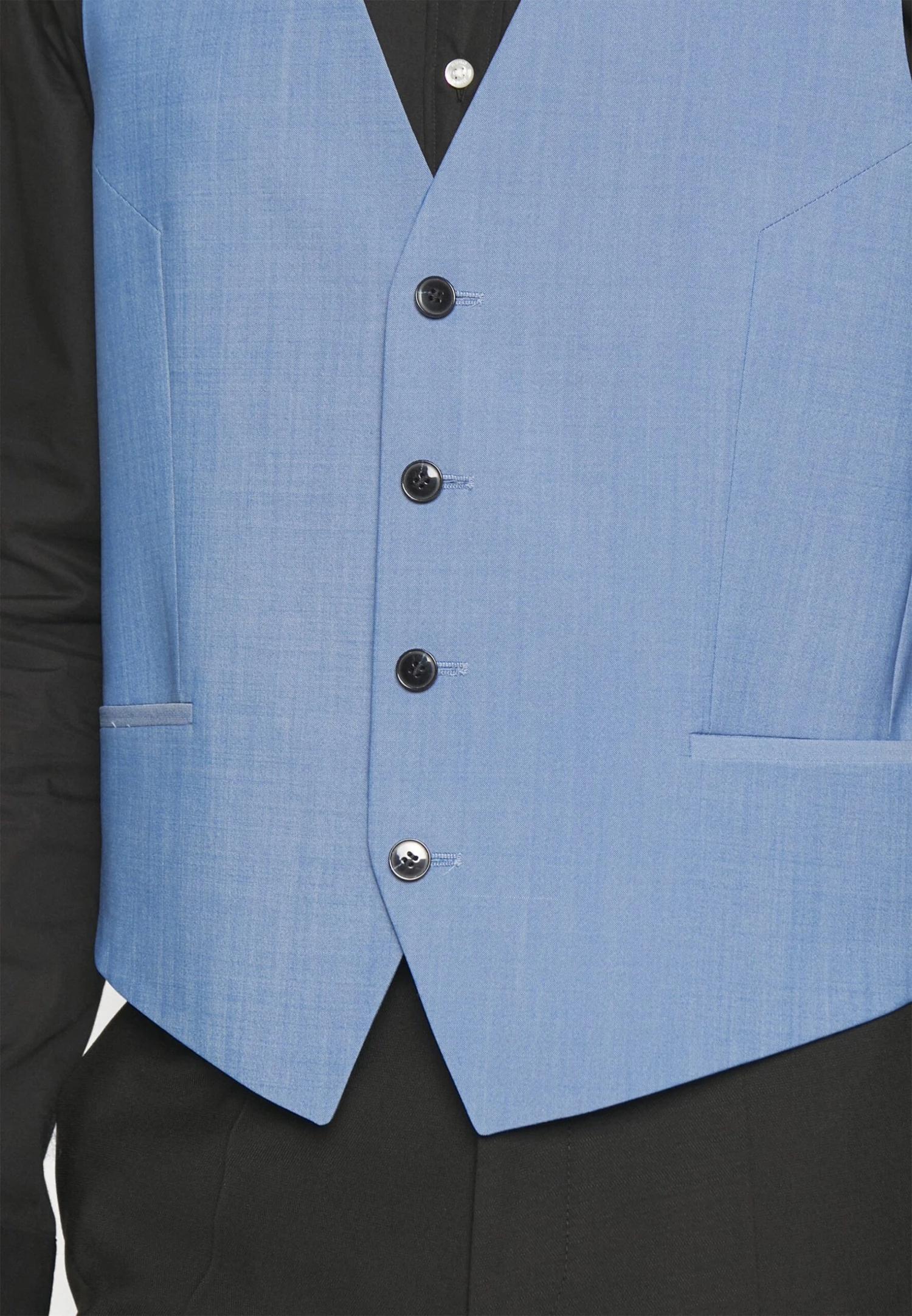 Hugo Waistcoat - Light/Pastel Blue 6 Hugo Waistcoat - Light/Pastel Blue - Image 6