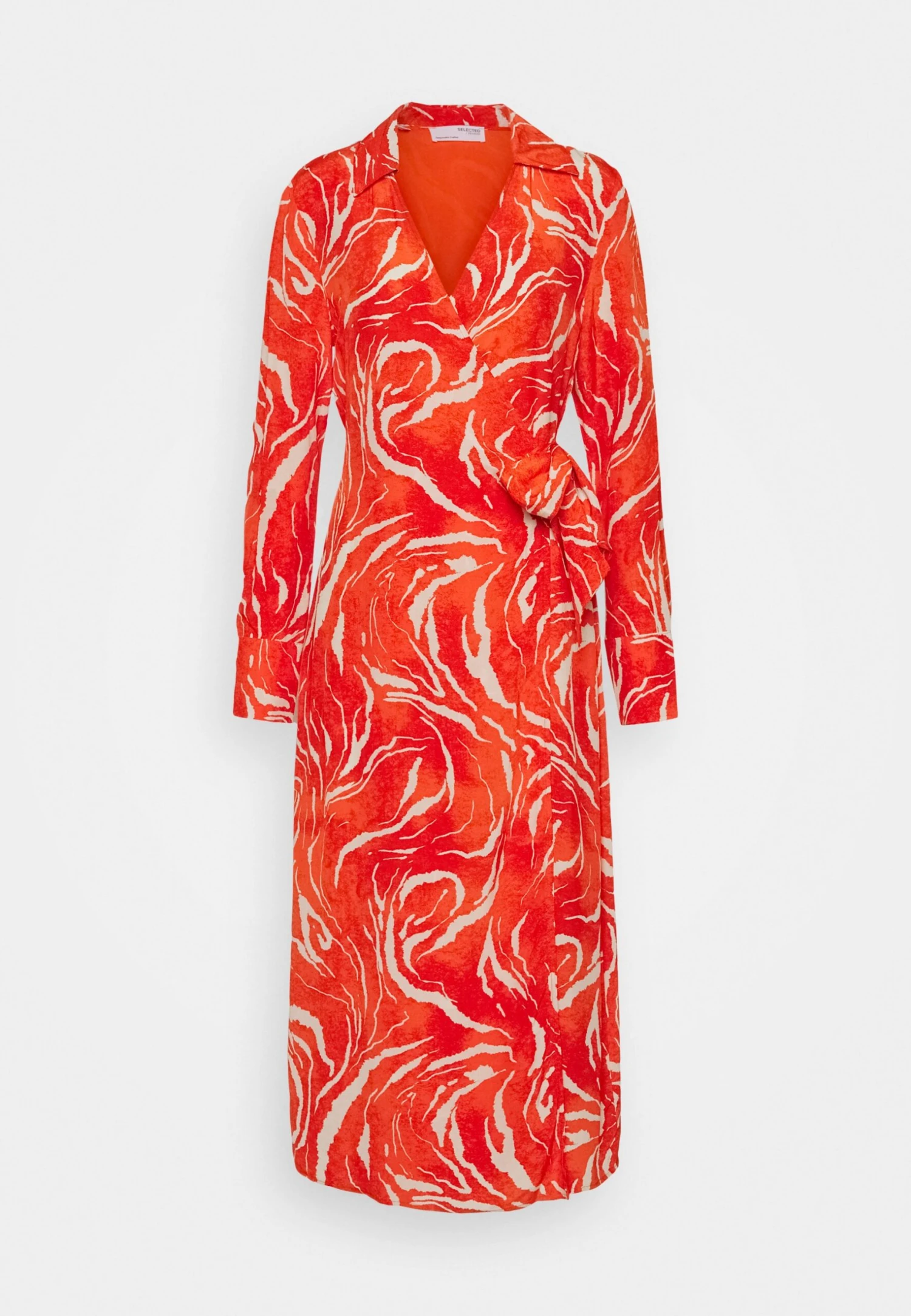 Selected Femme Slfsirine Midi Wrap Dress - Day Dress 4 Selected Femme Slfsirine Midi Wrap Dress - Day Dress - Image 4