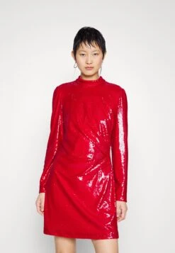 Emely Dress Sequins - Cocktail Dress / Party Dress - Halston Red