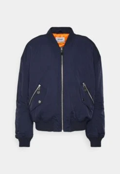 WEEKDAY Tyreese Jacket - Bomber Jacket - Navy -Modern Classic Shoes Store 58892451d6ce402c9cd43db19601f3e5