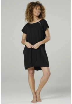 Happy Mama Maternity And Breastfeeding Nightshirt - Jersey Dress - Black -Modern Classic Shoes Store 58d0df2f8515420fb9d8b6b13b508aae